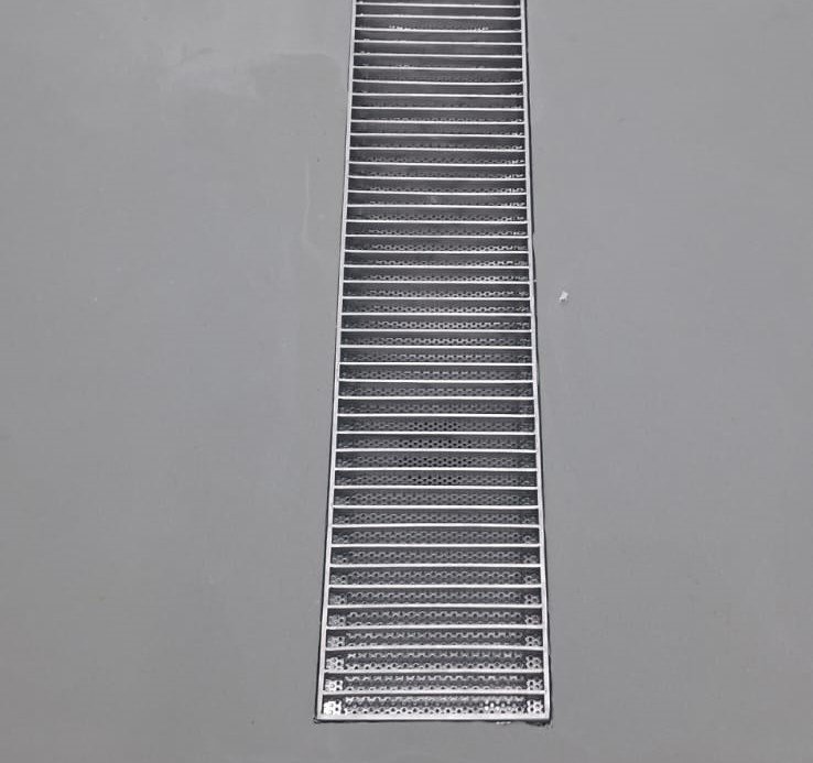 Grelha - Barra Chata | Linha Ralos para Garagem em aço inox | Ominia Inoxx