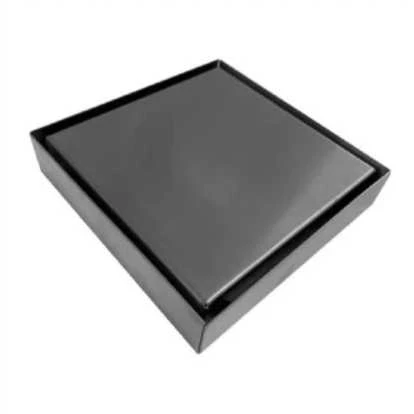 RALO SECA FÁCIL - QUADRADO APARENTE | Linha Ralo Oculto em aço inox | Ominia Inoxx