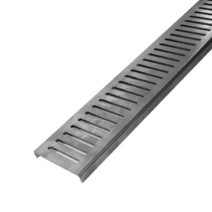 TAMPA DE RALO - OBLONGO VERTICAL | Linha Corte a Laser em aço inox | Ominia Inoxx